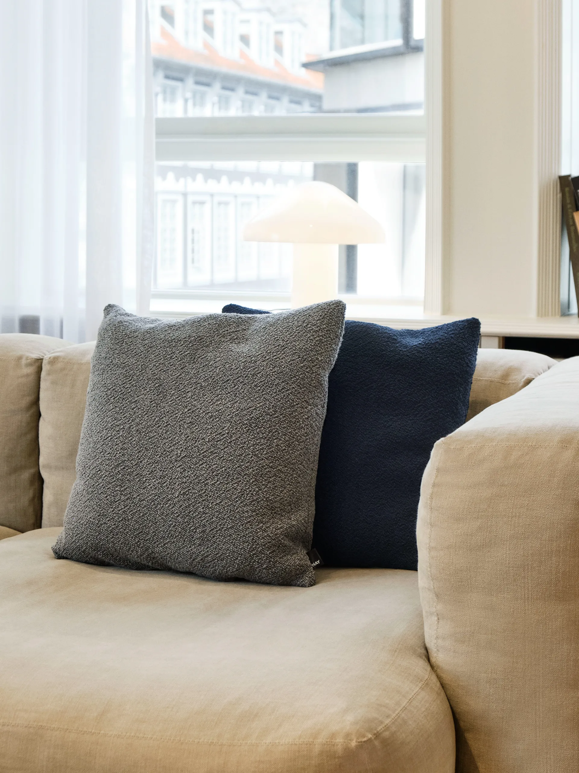 Texture μαξιλάρι 50x50 cm, Γκρι HAY