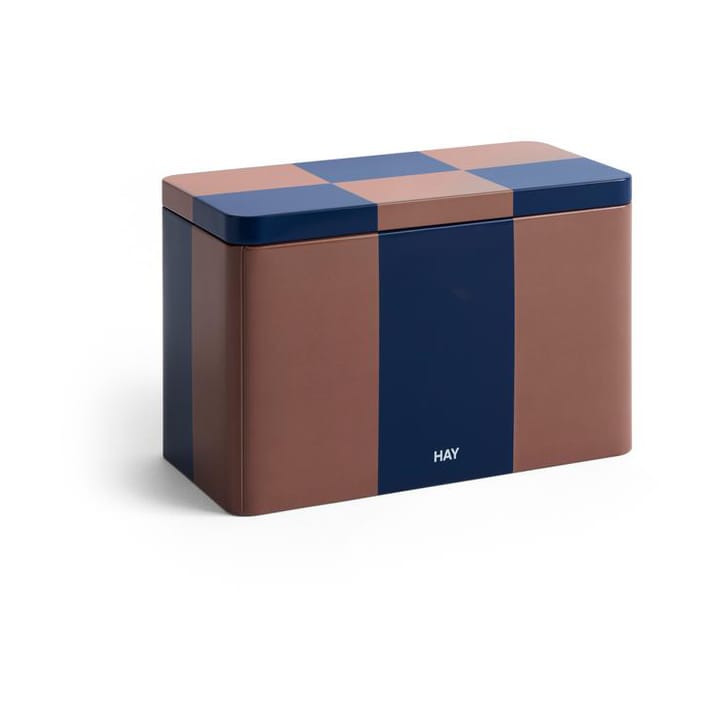 Tin Container βάζο αποθήκευσης medium - Brown-midnight blue - HAY