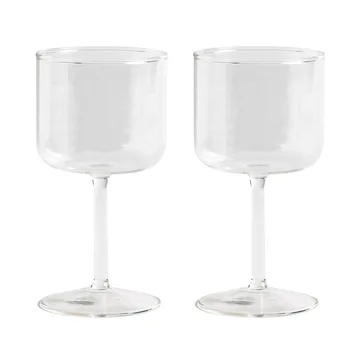 Tint ποτήρι κρασιού 250 ml συσκευασία 2 τεμαχίων - Διαφανές - HAY