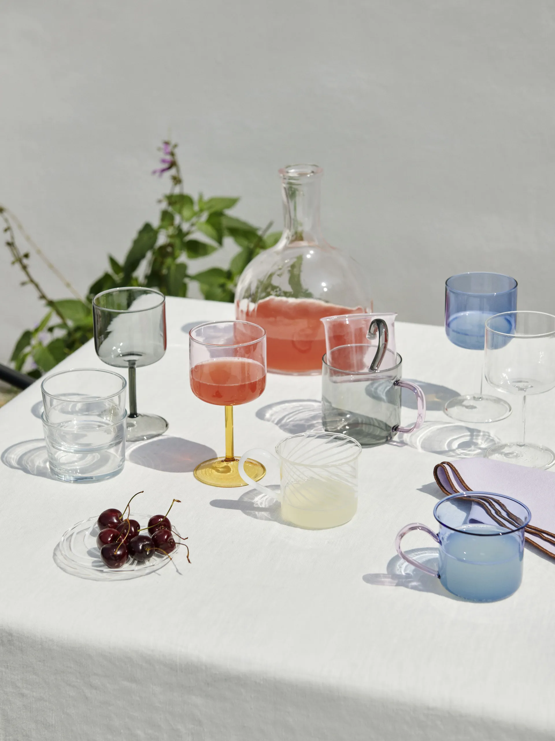 Tint ποτήρι κρασιού 250 ml συσκευασία 2 τεμαχίων, γκρι HAY