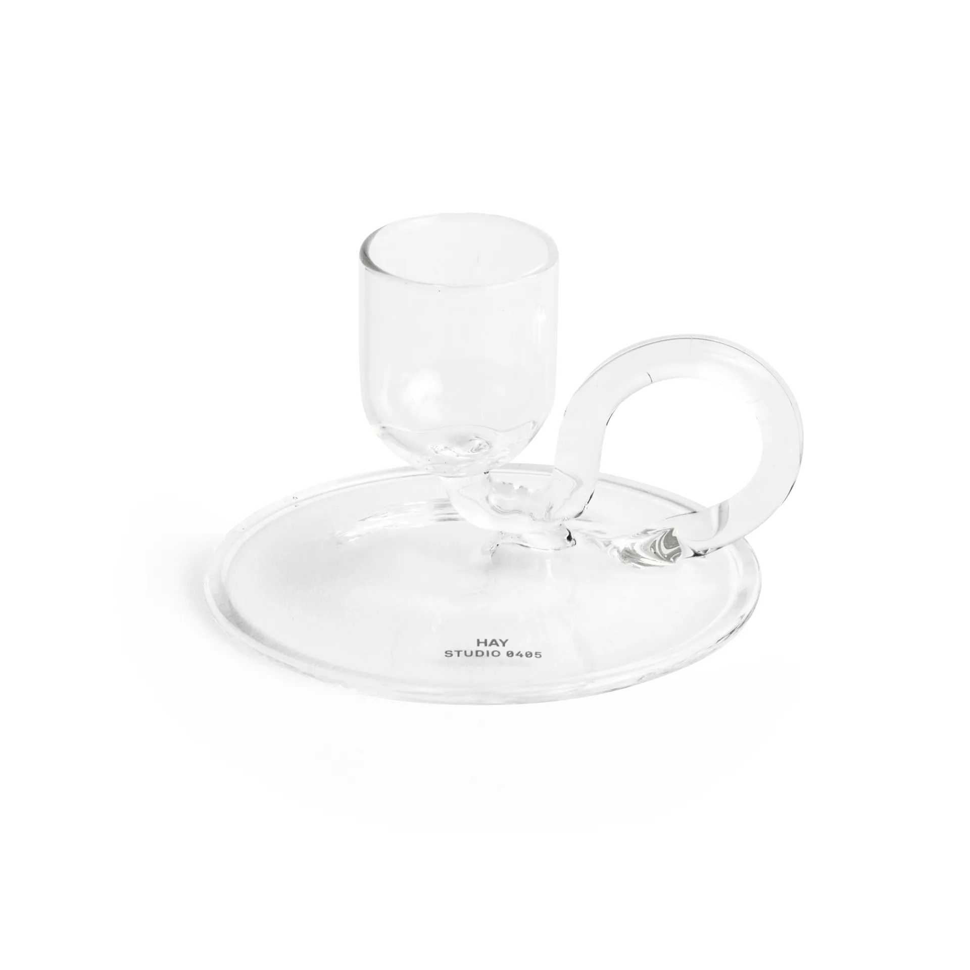 Tiny κηροπήγια curved, Clear HAY