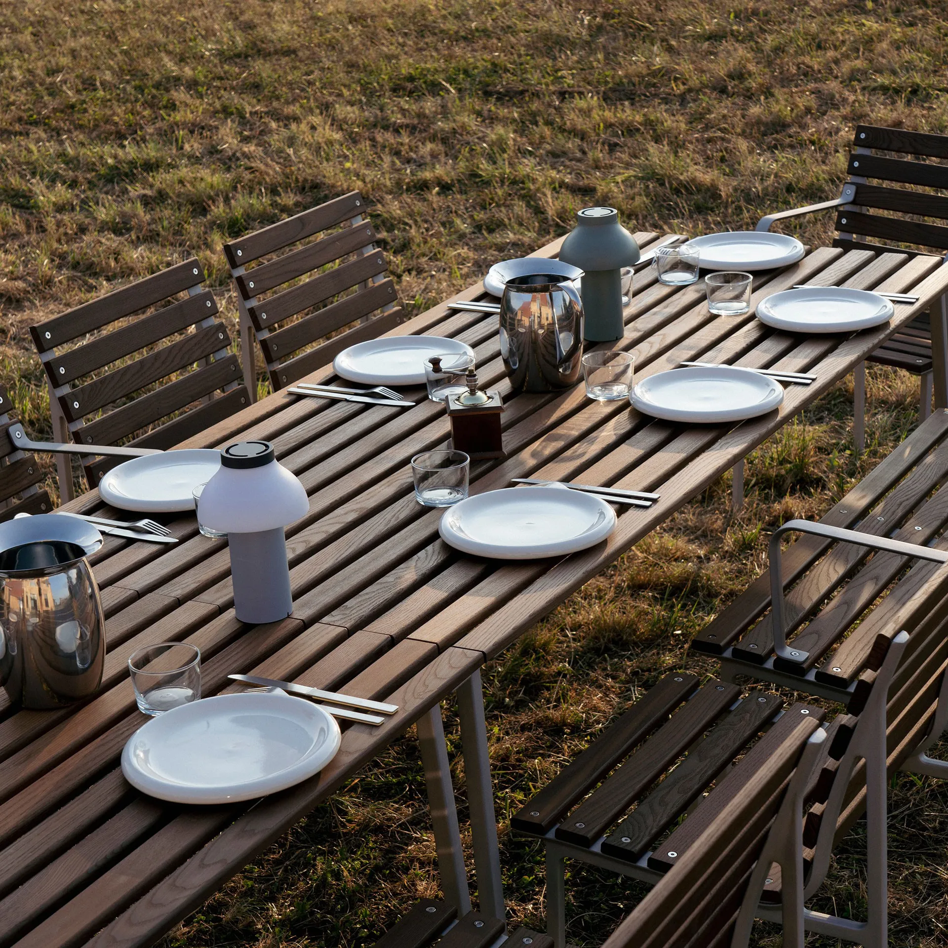 Traverse τραπεζαρία, Λαδωμένη φτελιά, 190 cm HAY