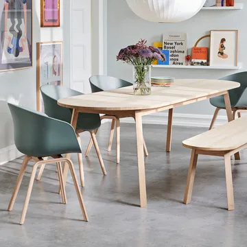 Triangle Leg τραπεζαρία - Λακαρισμένη δρυς, 250x85 εκ. - HAY