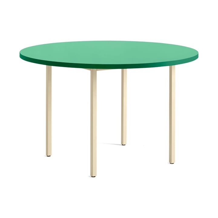 Two-Colour τραπεζαρία μεγάλο Ø120 cm, Ivory-green mint HAY