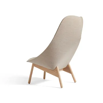 Uchiwa Quilt πολυθρόνα lounge - Cream A5-δρυς-Canvas 244 - HAY