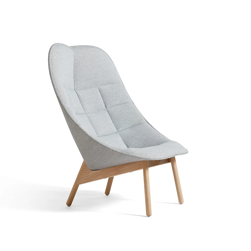 Uchiwa Quilt πολυθρόνα lounge, Mode 002 ιντάλιο-δρυς-πίσω μέρος remix 123 HAY