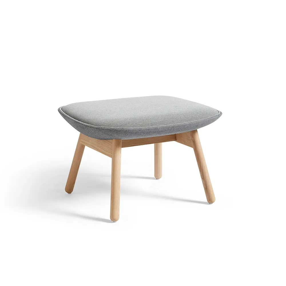 Σκαμπό υποποδίου Uchiwa, Steelcut trio 133 γκρι-δρυς-πίσω μέρος remix 143 HAY