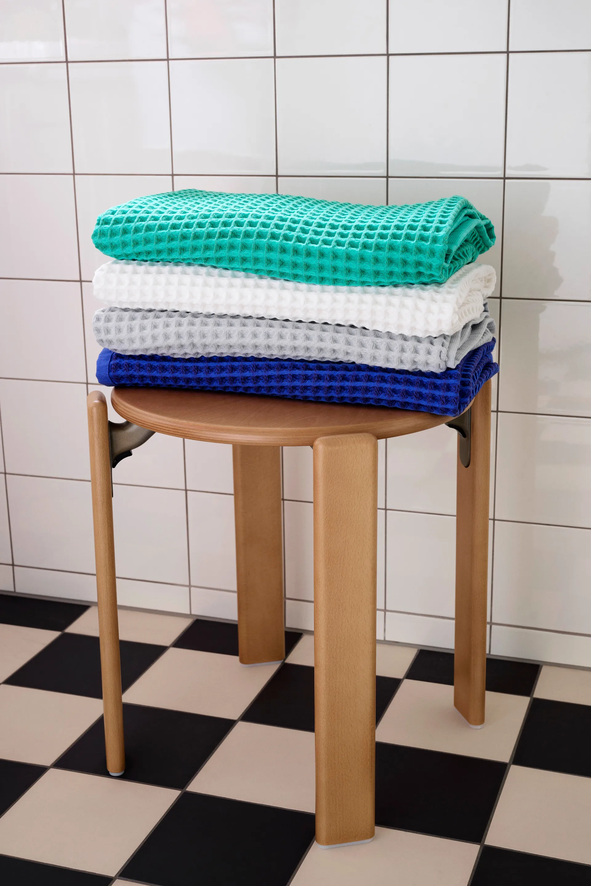Πετσέτα μπάνιου Waffle 70x140 εκ, Γκρι HAY