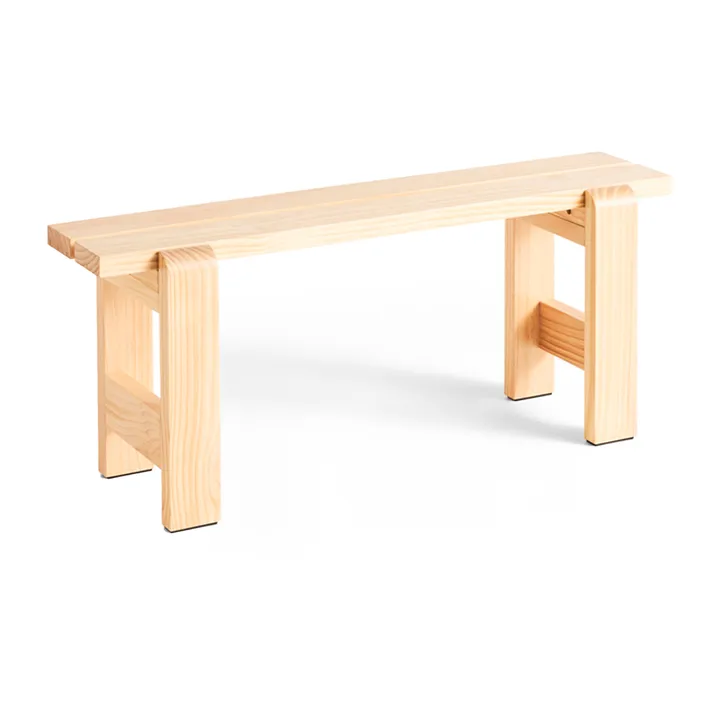 Weekday πάγκος 111x23 cm λακαρισμένο πεύκο - Natural - HAY