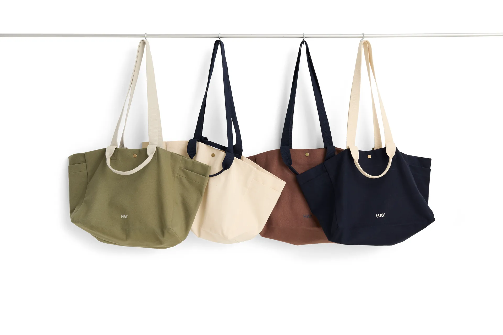 Τσάντα Weekend Bag No 2 S 26x56 cm, Milk chocolate HAY