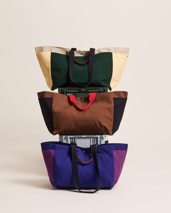 Weekend Bag Organic τσάντα M, Dark green multi HAY