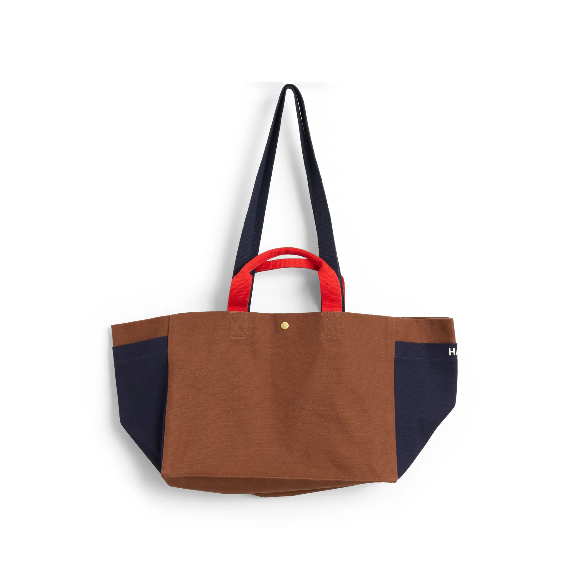 Weekend Bag Organic τσάντα S, Brown multi HAY