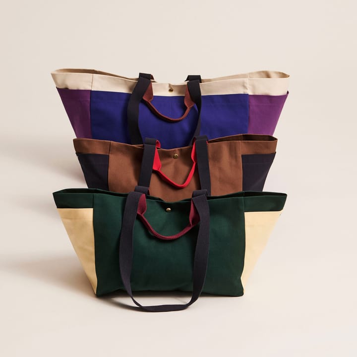 Weekend Bag Organic τσάντα S, Dark green multi HAY