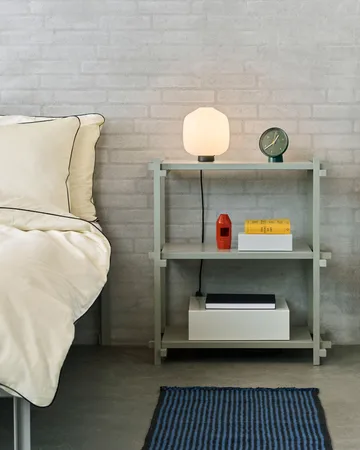 Woody Column ράφι - Οξιά-smokey grey, χαμηλό - HAY