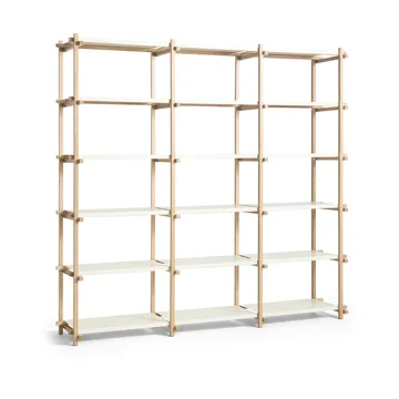 Woody ράφι - Oak-almond white, high - HAY