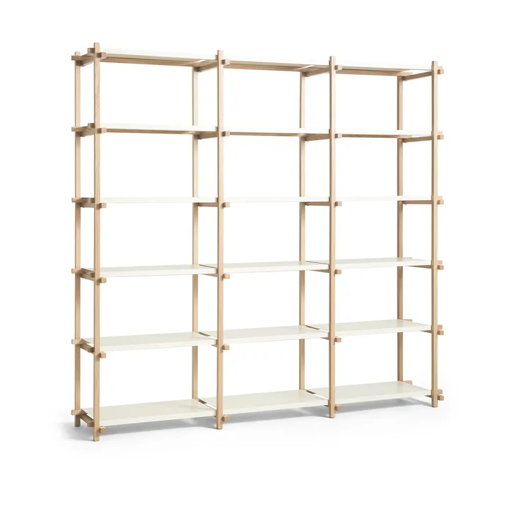 Woody ράφι - Oak-almond white, high - HAY