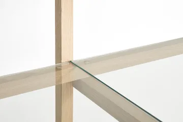 Woody ράφι - Oak-clear glass, low - HAY
