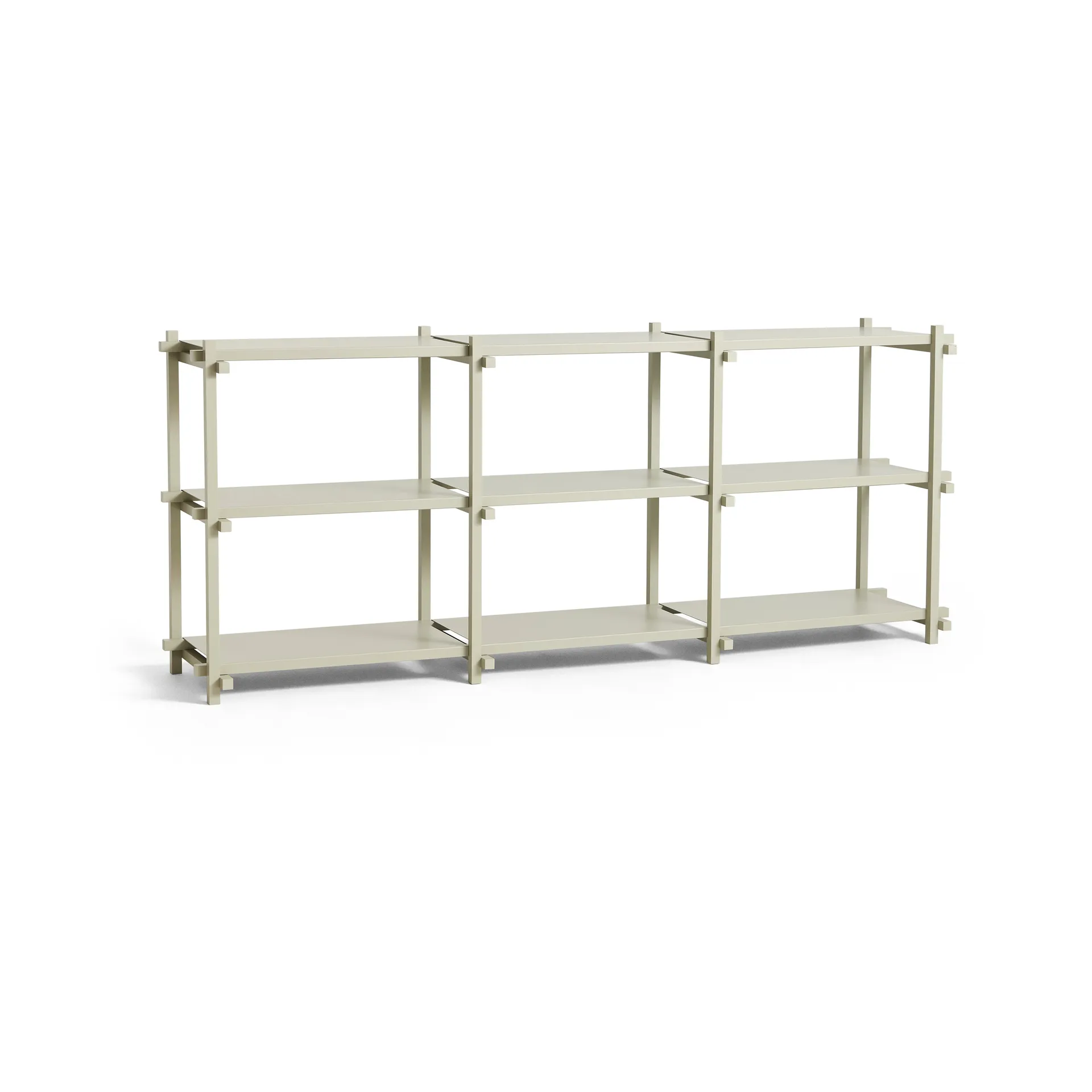 Woody ράφι, Οξιά-smokey grey, χαμηλό HAY