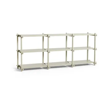 Woody ράφι - Οξιά-smokey grey, χαμηλό - HAY