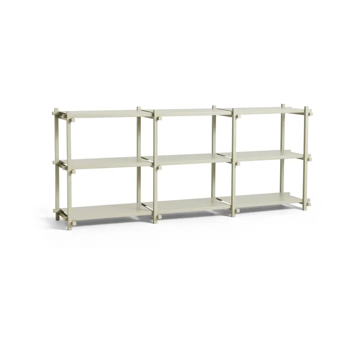 Woody ράφι - Οξιά-smokey grey, χαμηλό - HAY