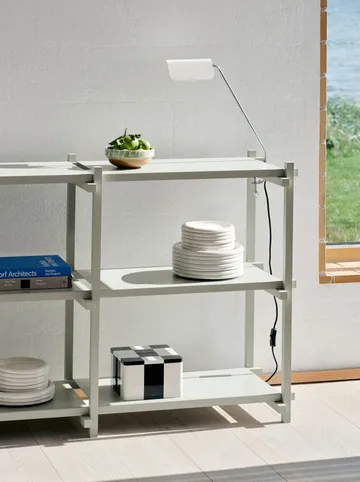 Woody ράφι - Οξιά-smokey grey, χαμηλό - HAY