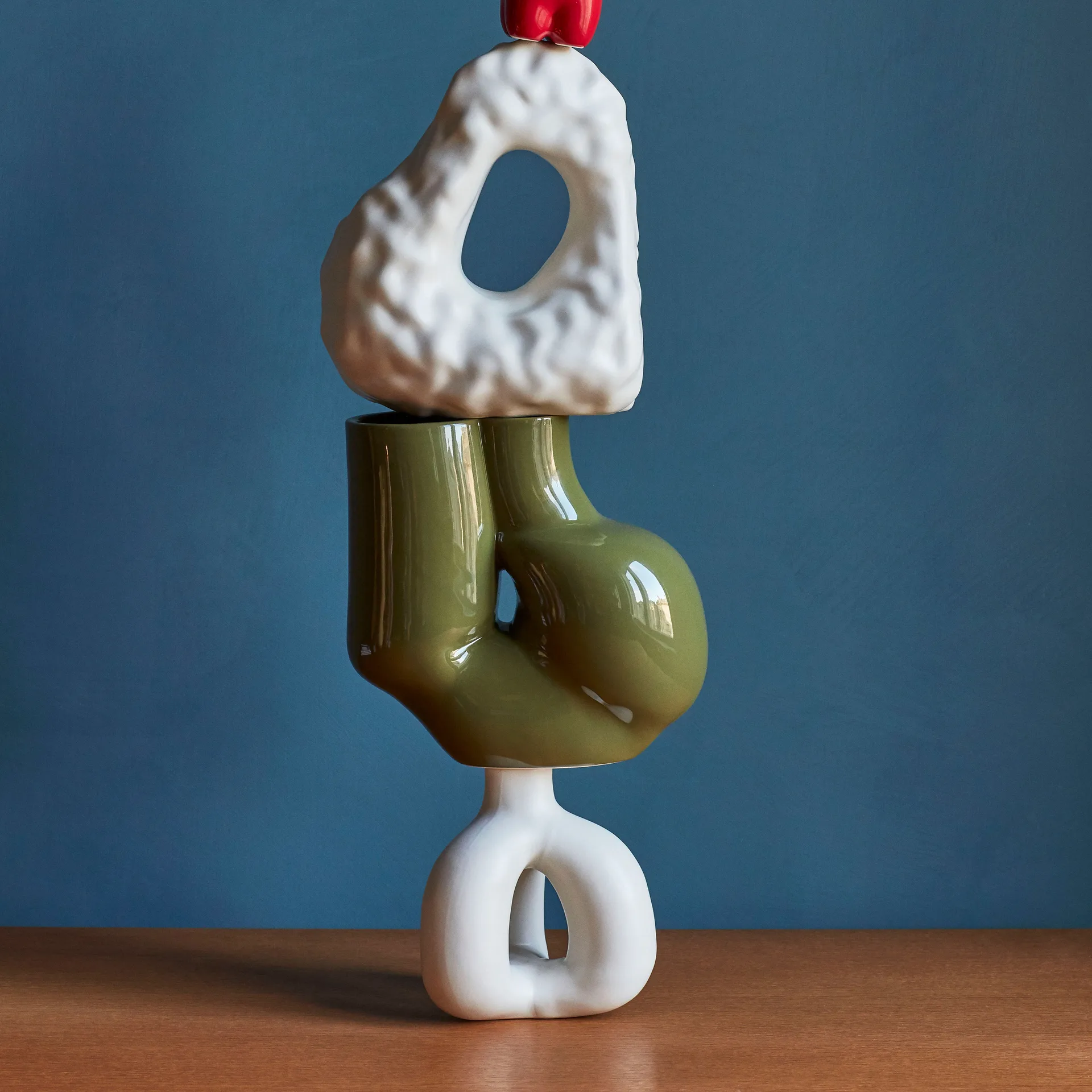 W&S Chubby βάζο, πράσινο της ελιάς HAY