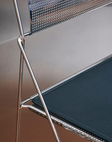 X-Line Indoor μαξιλάρι καρέκλας - Black leather - HAY