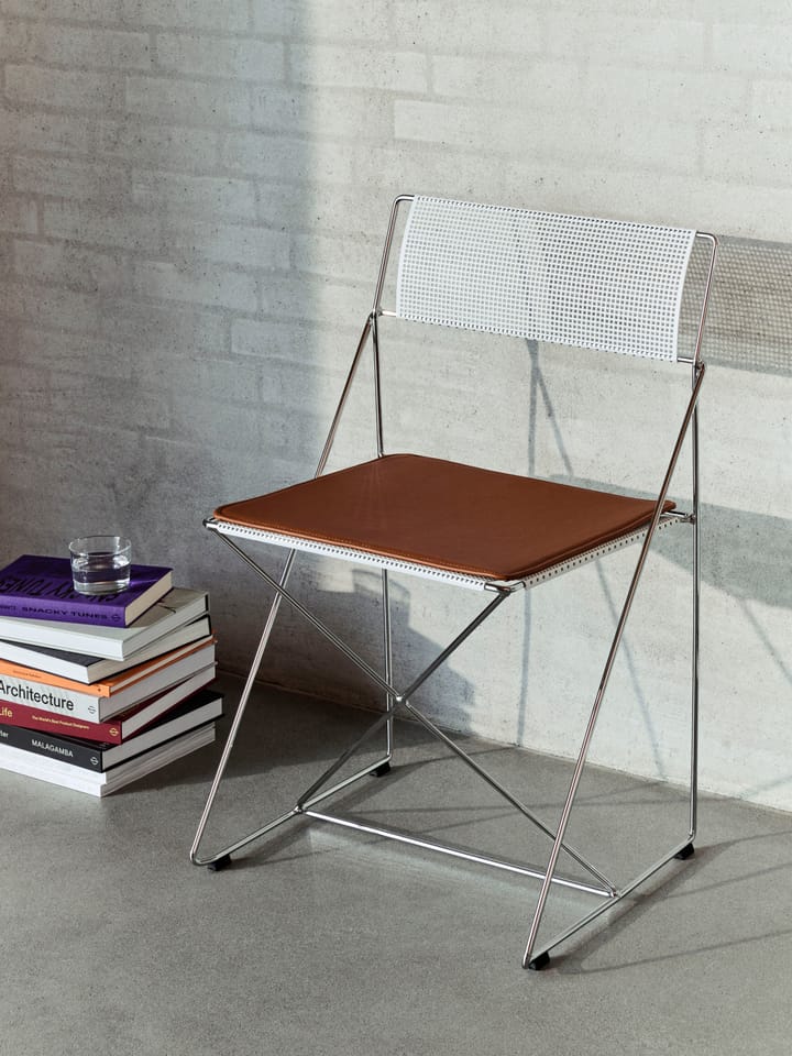 X-Line Indoor μαξιλάρι καρέκλας, Cognac leather HAY