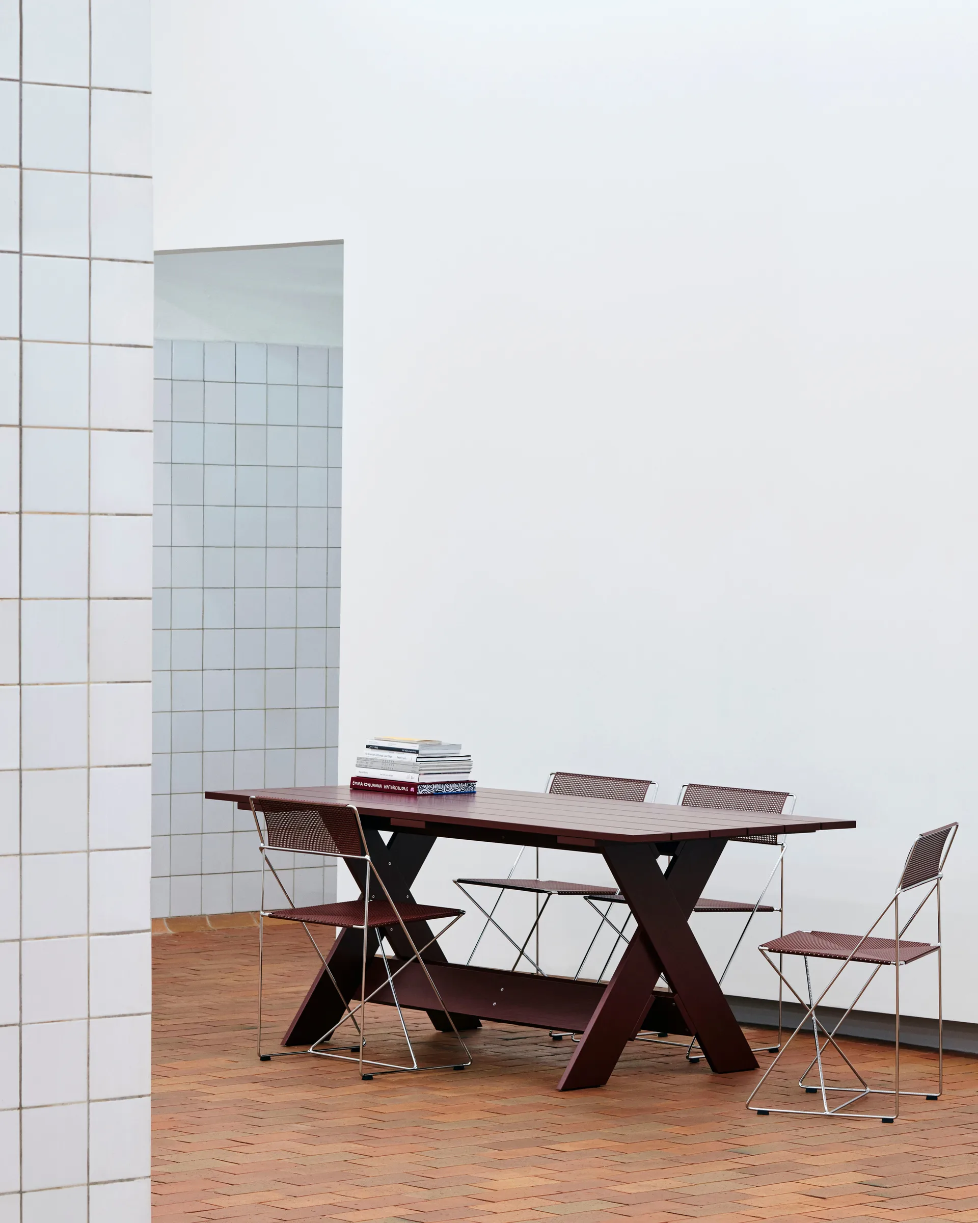 X-Line Indoor Outdoor καρέκλα, Iron red-hot galvanised HAY