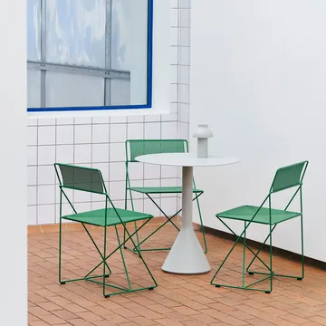 X-Line Indoor Outdoor καρέκλα - Πράσινο leek - HAY