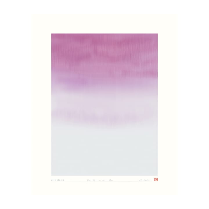 Αφίσα με ροζ ουρανό 40x50 εκ - No. 01 - Hein Studio
