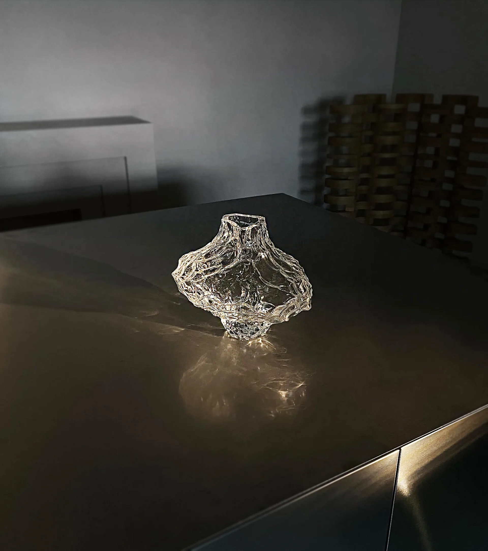 Canyon Μεγάλο βάζο 23 εκ., Διάφανες Hein Studio