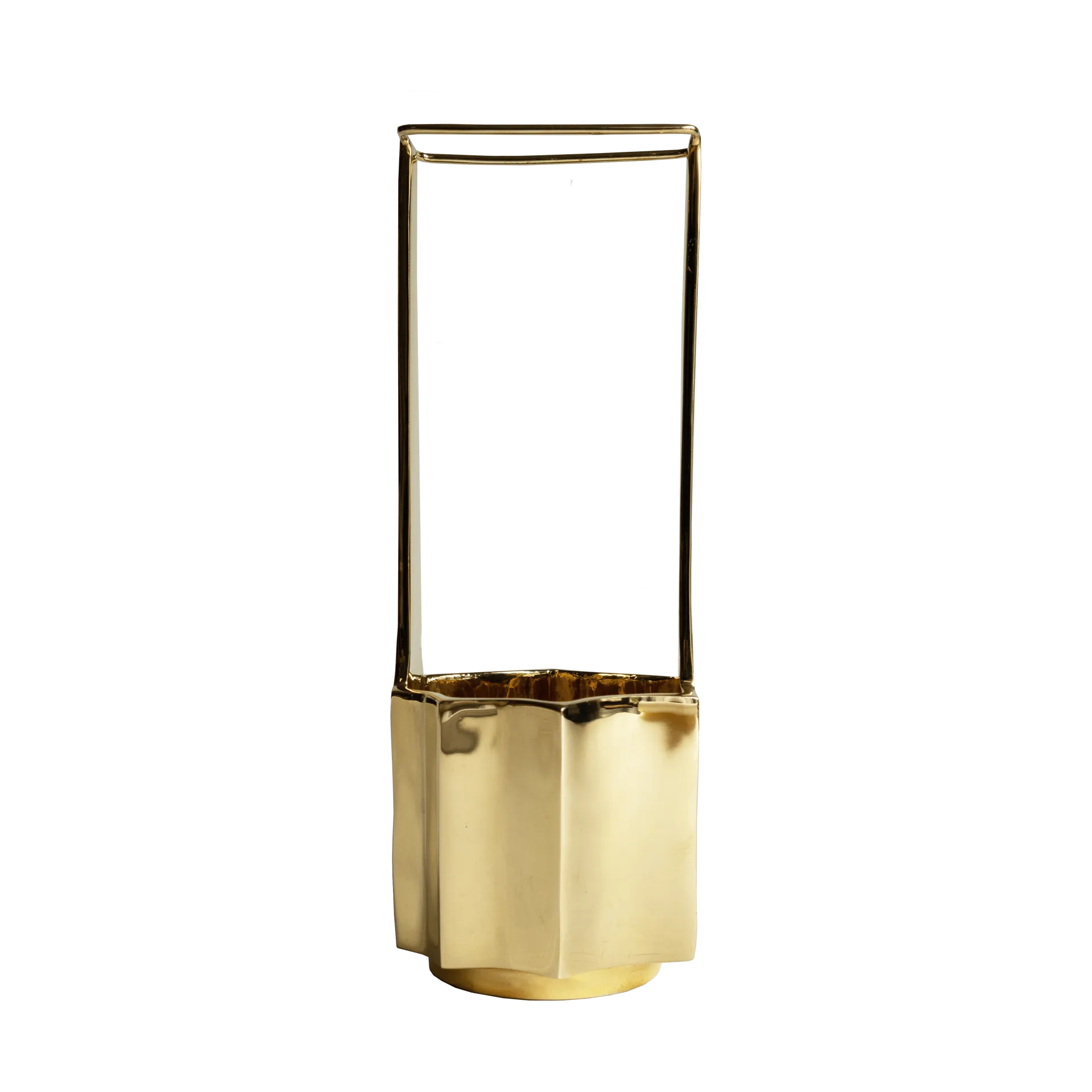 Ikebana βάζο 30 εκ., Ορείχαλκος Hein Studio