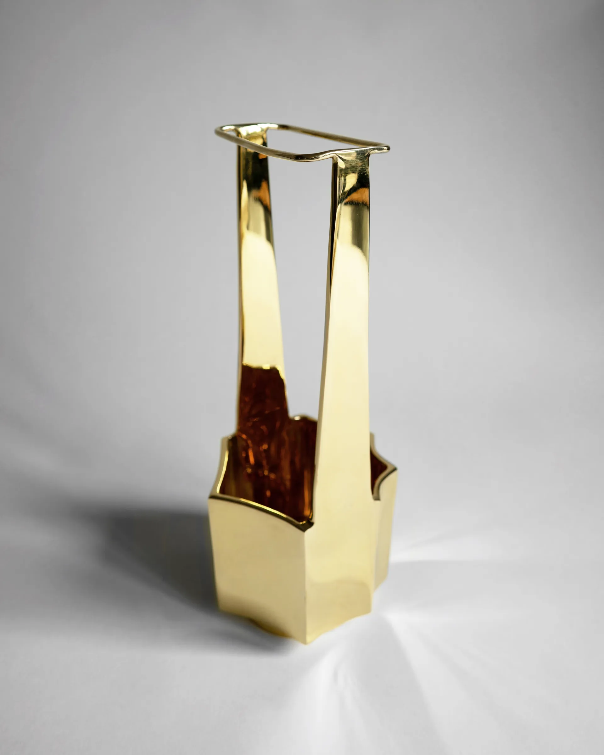 Ikebana βάζο 30 εκ., Ορείχαλκος Hein Studio