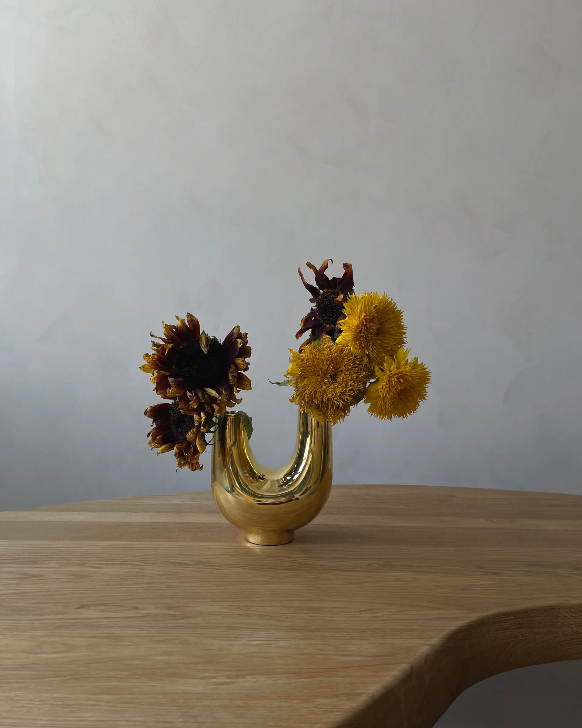 Kazumi βάζο, Ορείχαλκος Hein Studio