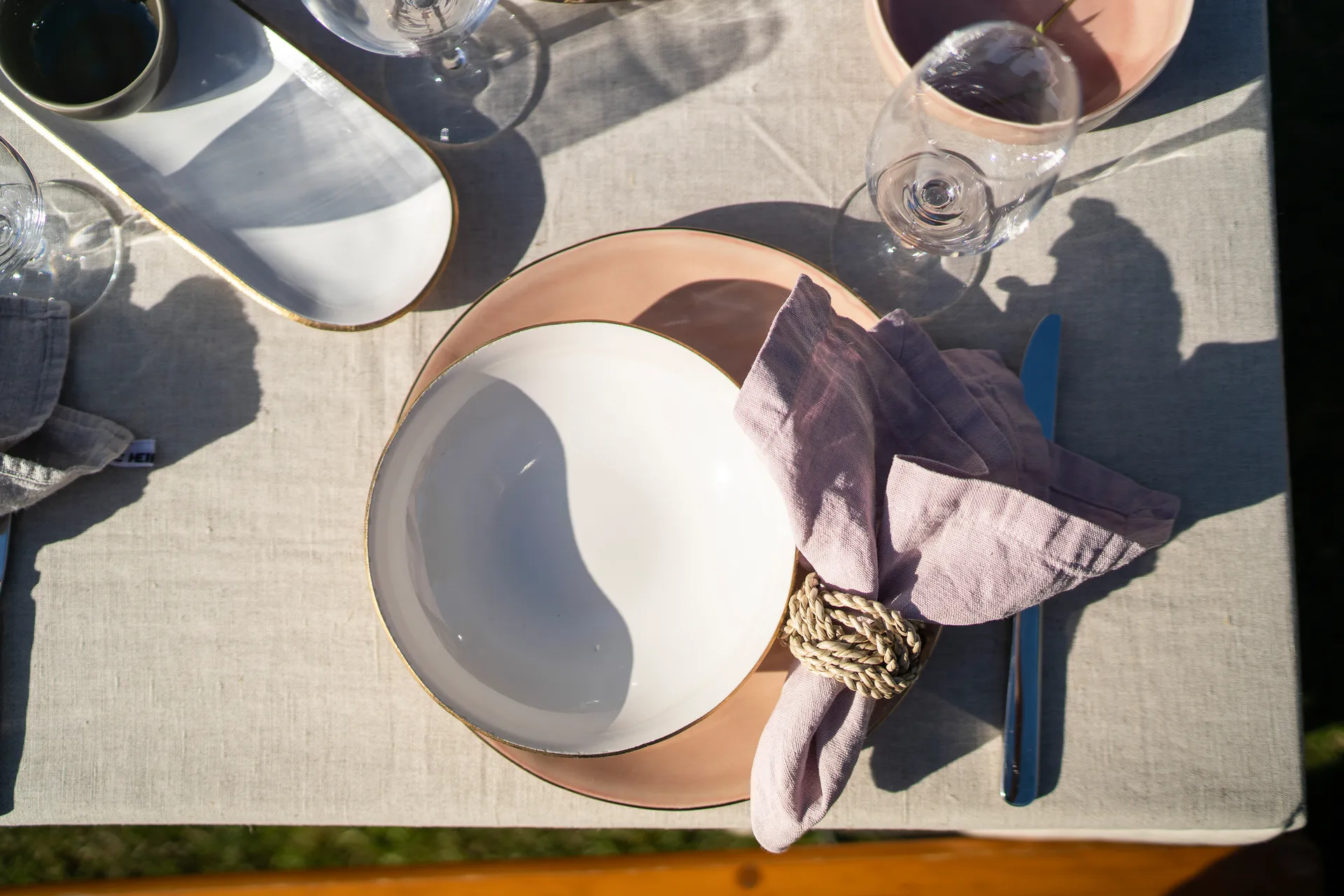 Πιάτο σερβιρίσματος, Edge, Heirol x Nosse, 12,2x30 εκ, Χρυσαφί Heirol