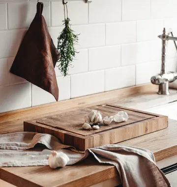 Heirol ξύλο κοπής από δρυ με αυλάκι - 30x40 εκ. - Heirol