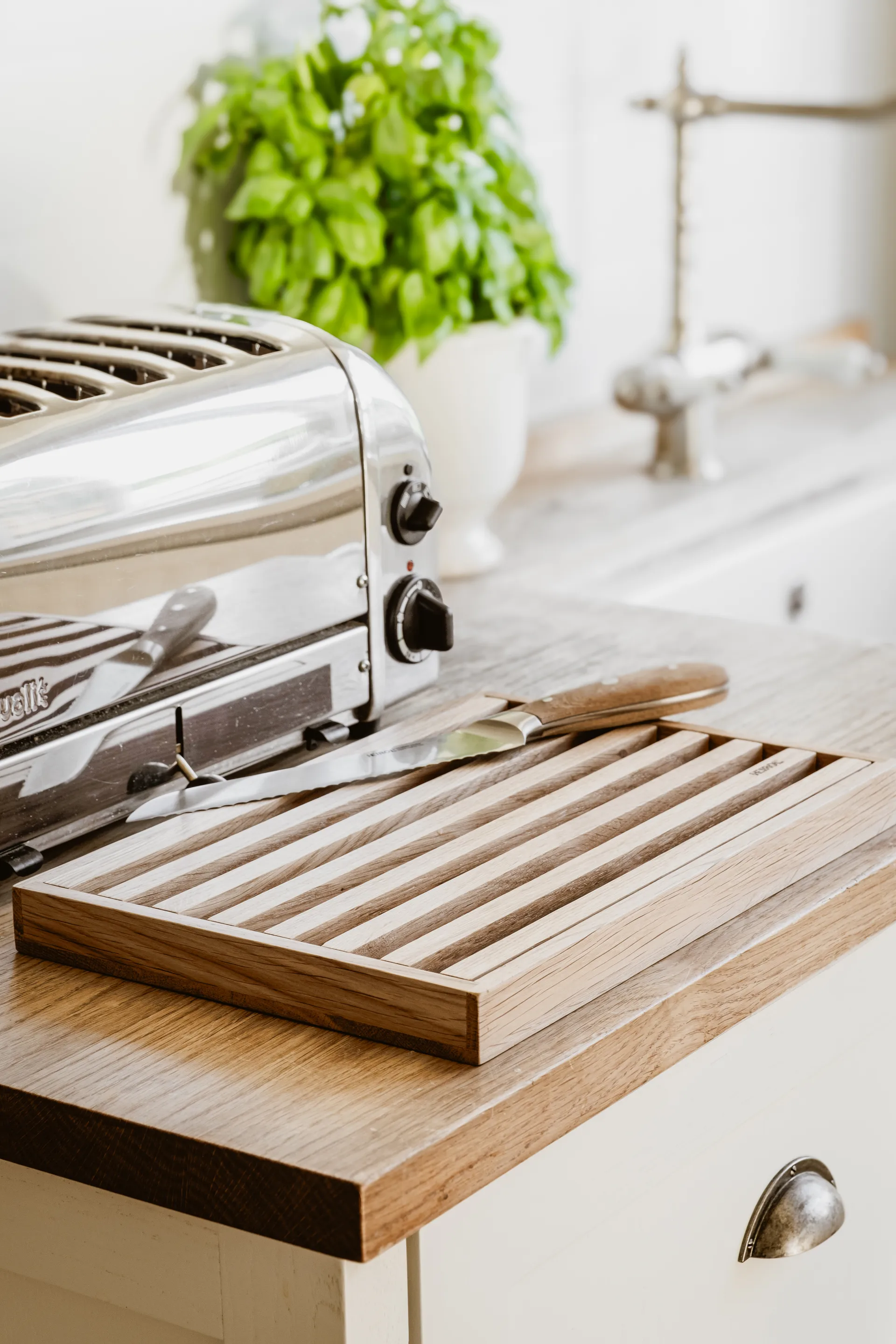 Heirol επιφάνεια κοπής ψωμιού, Δρυς-35,5x24,5 cm Heirol