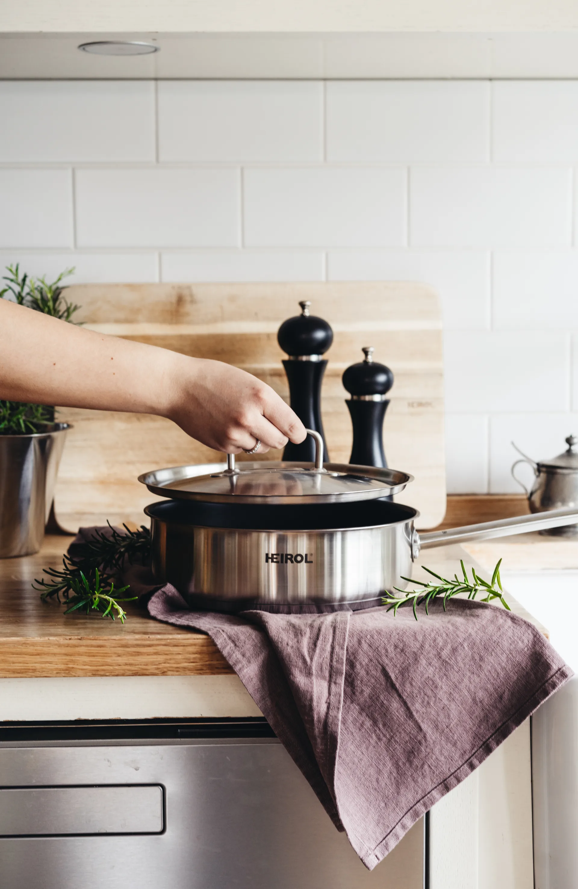 Heirol Cerasafe κατσαρόλα με καπάκι, 3 L Heirol