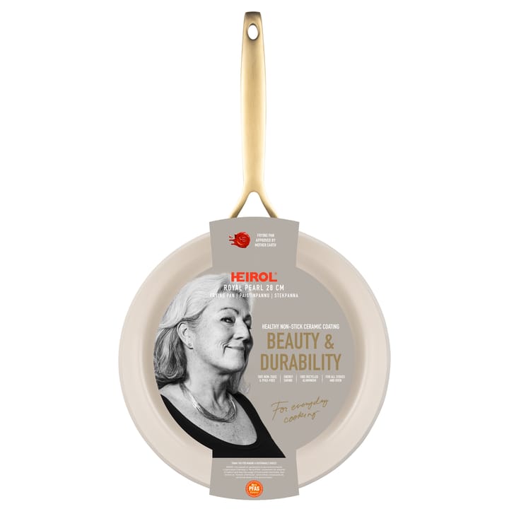Heirol Royal Pearl τηγάνι Ø28 cm, Λευκό-χρυσό Heirol