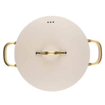 Κατσαρόλα με καπάκι Heirol Royal Pearl Ø28 cm - Άσπρο-χρυσό - Heirol