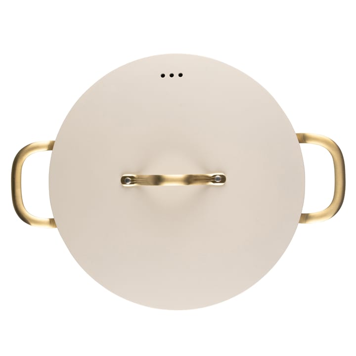 Κατσαρόλα με καπάκι Heirol Royal Pearl Ø28 cm, Άσπρο-χρυσό Heirol