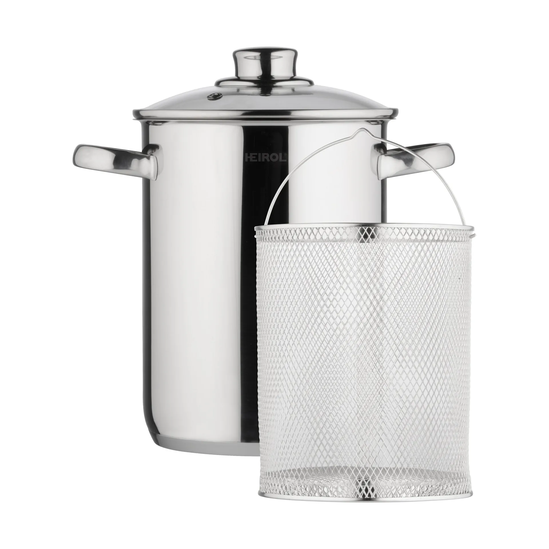 Heirol Steely κατσαρόλα για σπαράγγια με ένθετο, 4 λίτρα Heirol