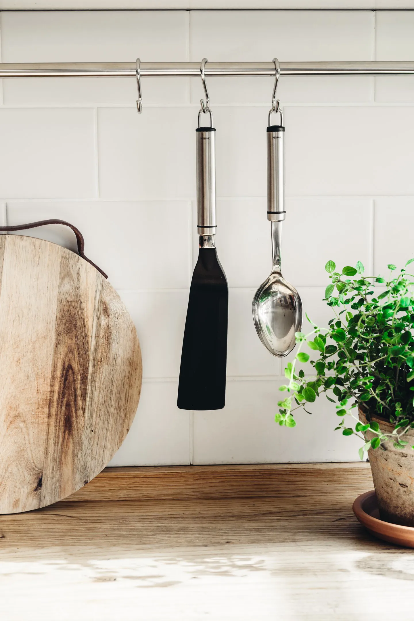 Heirol Steely nylon σπάτουλα, Μαύρο - ανοξείδωτο ατσάλι Heirol