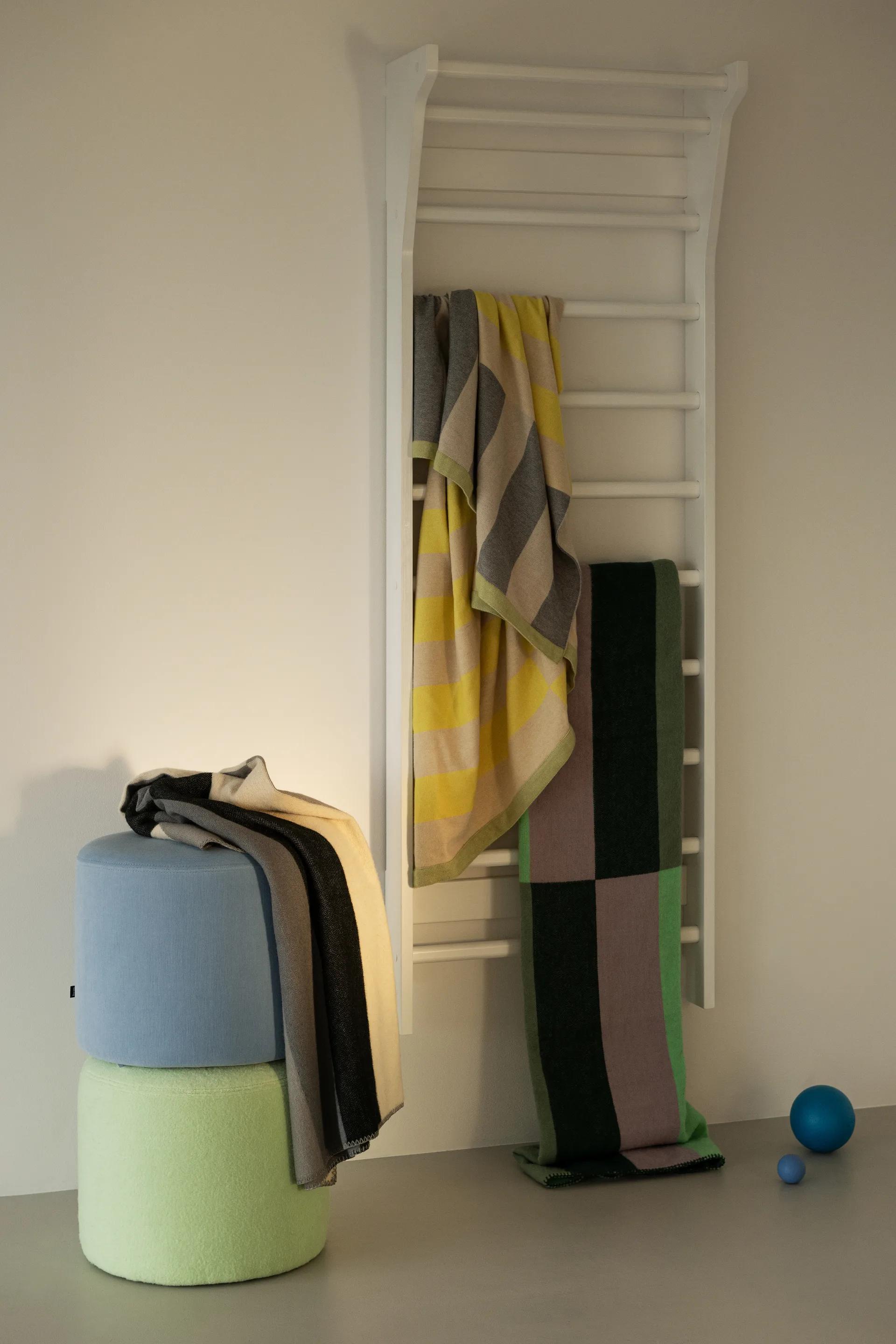 Bon πουφ Ø50x41 cm, Peacock Hem