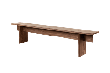 Bookmatch πάγκος 210 cm - Καρυδιά - Hem