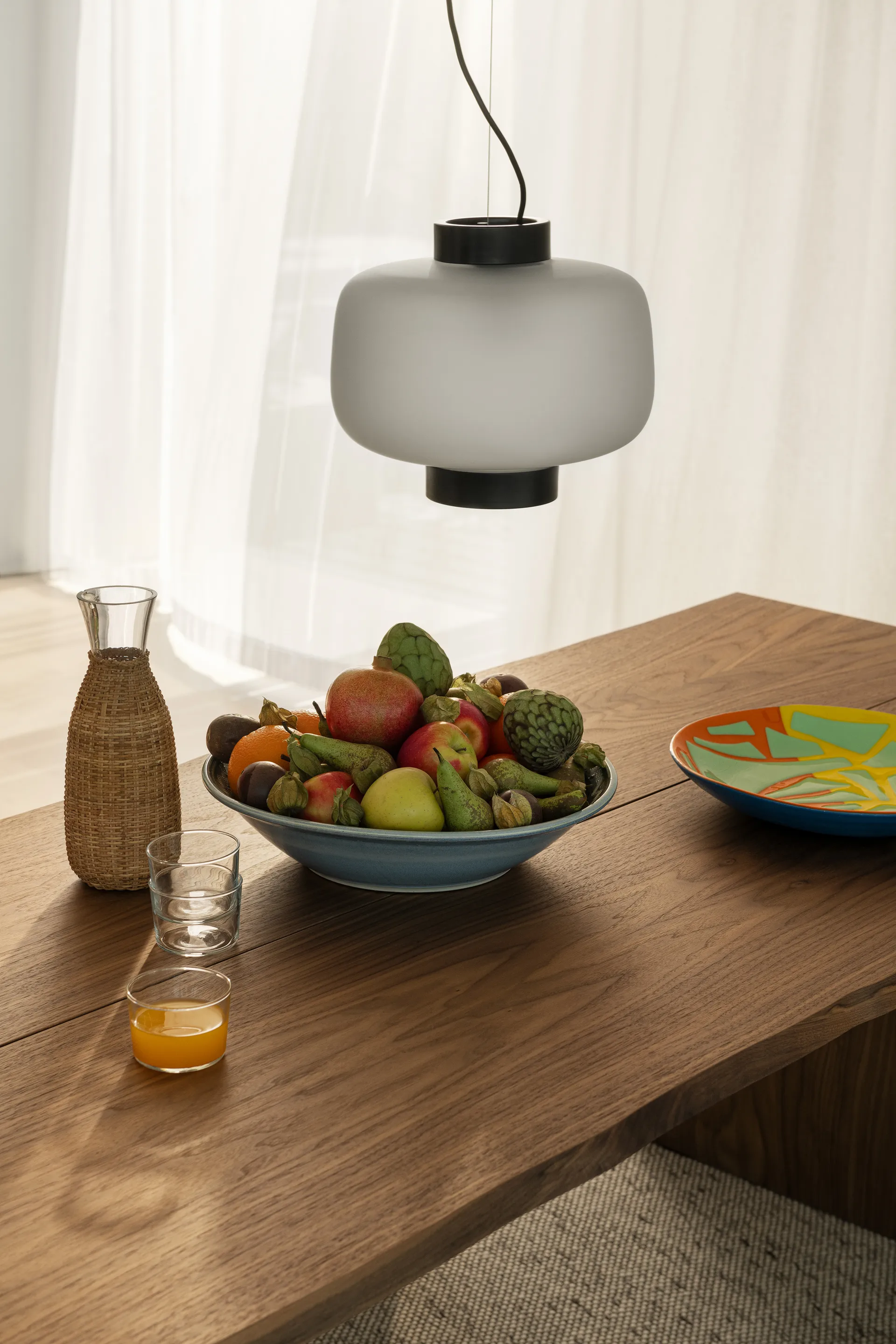 Bookmatch τραπέζι φαγητού 220 cm, Καρυδιά Hem