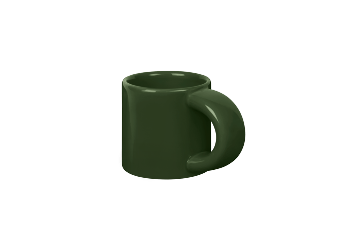 Bronto φλιτζάνι εσπρέσο 10 cl 4 τεμάχια, Green Hem