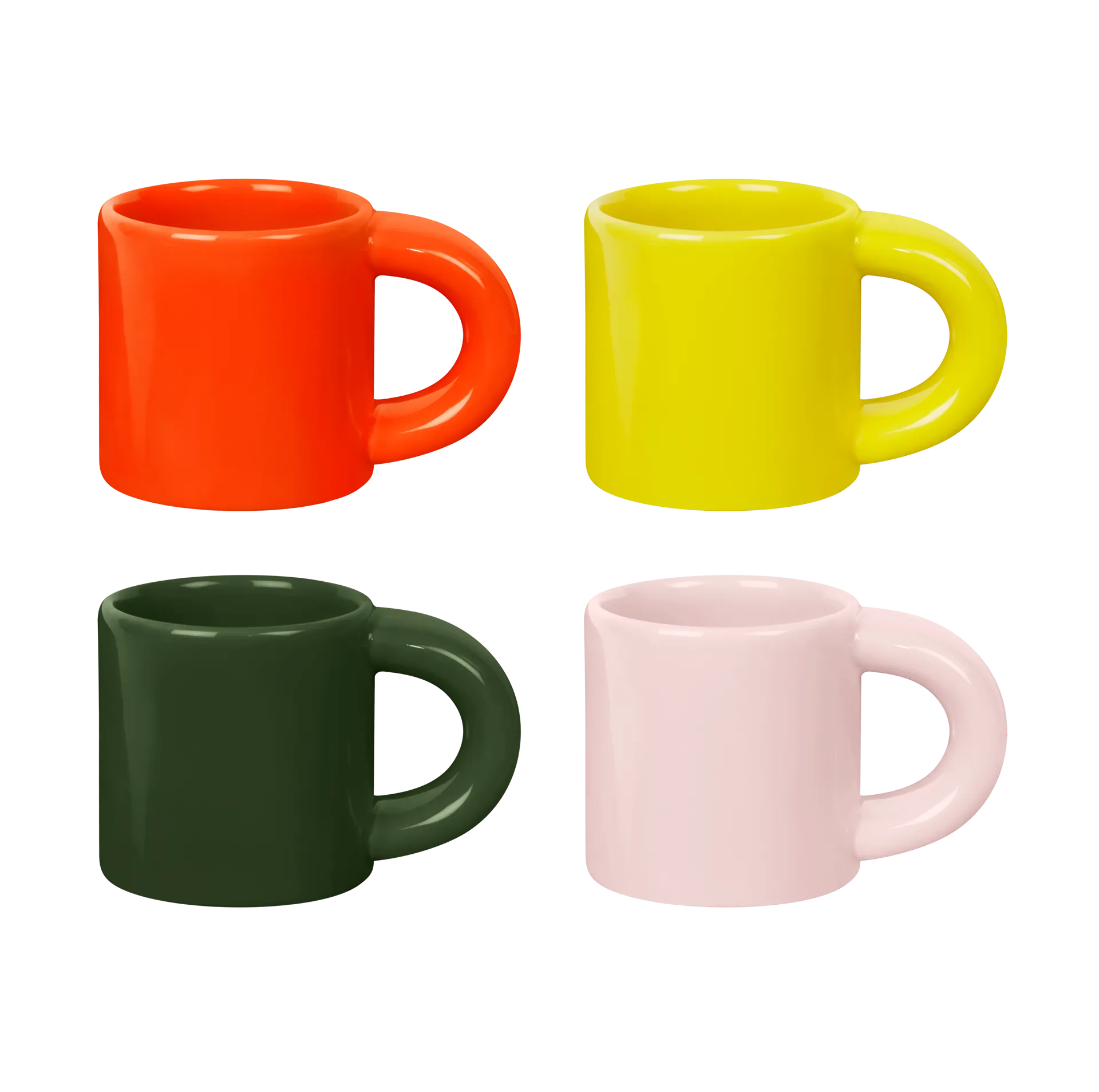 Bronto φλιτζάνι εσπρέσο 10 cl 4 τεμάχια, Multi Hem