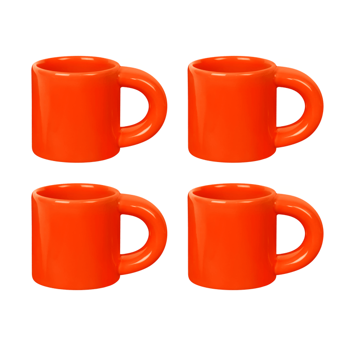 Bronto φλιτζάνι εσπρέσο 10 cl 4 τεμάχια - Orange - Hem